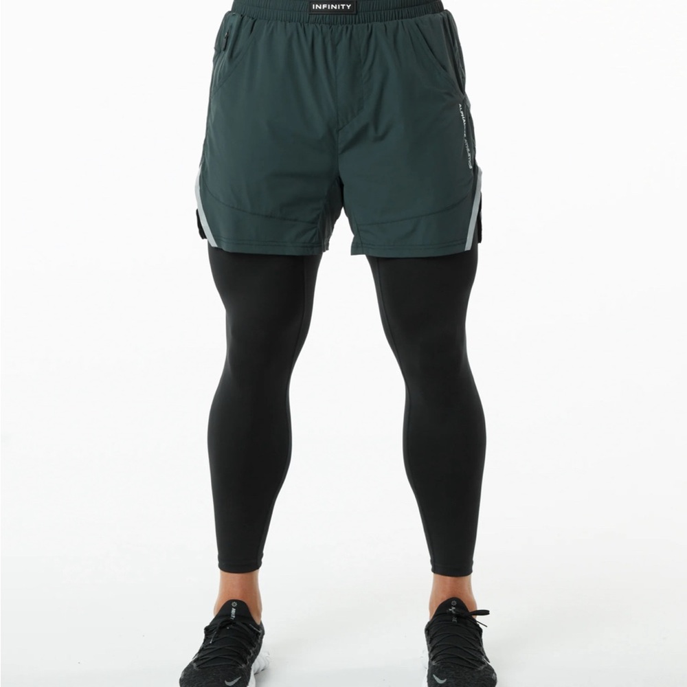 NWOT Alphalete Men’s Infinity 2-in-1 Speed Shorts